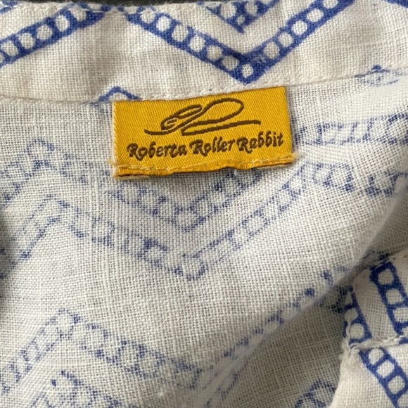 Roberta Roller Rabbit linen tunic Size M - Picture 5 of 6